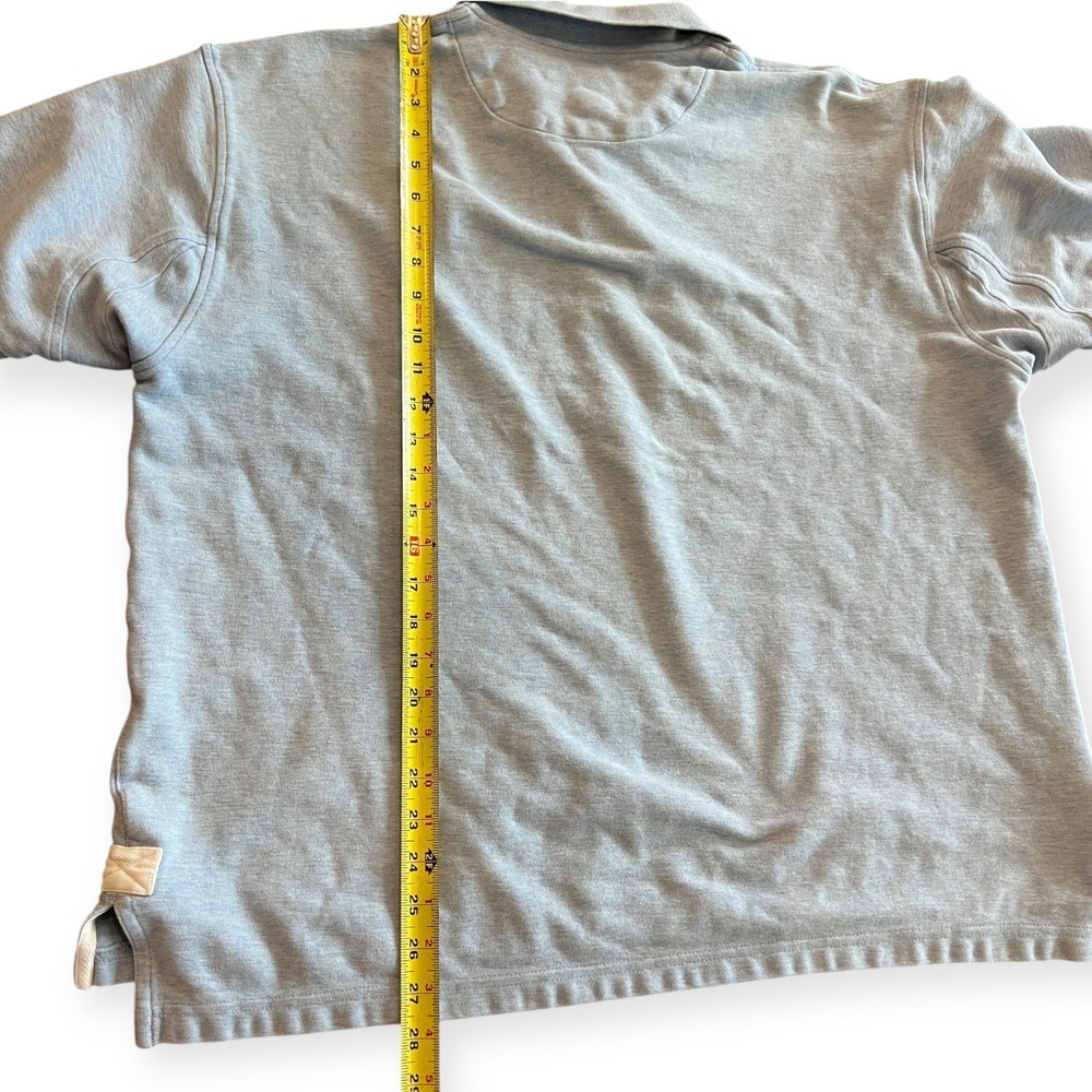 Orvis Men's XL Polo Shirt Light Blue Cotton Short Sleeve Spring 2021 - Picture 4 of 7